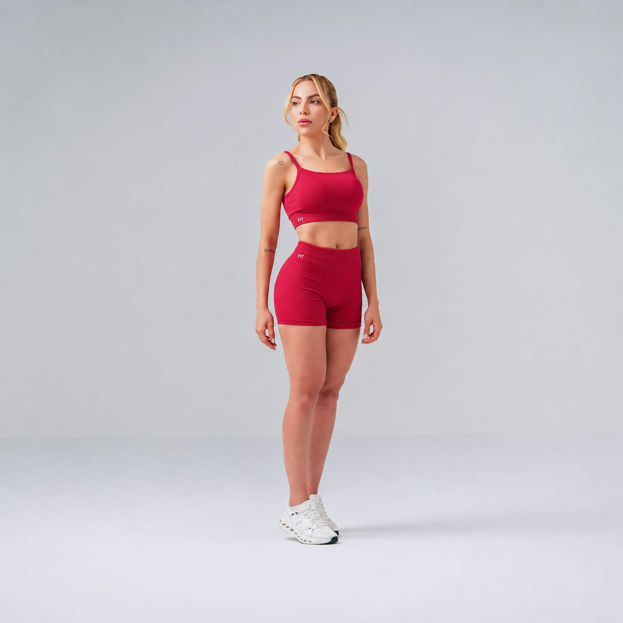 Shorts Vit Essence Sem Costura